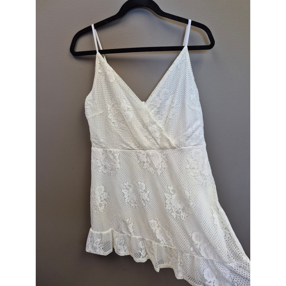 Speechless‎ XXL White Lace Babydoll Dress Womens Boho Cottagecore Flowy Tank y2k